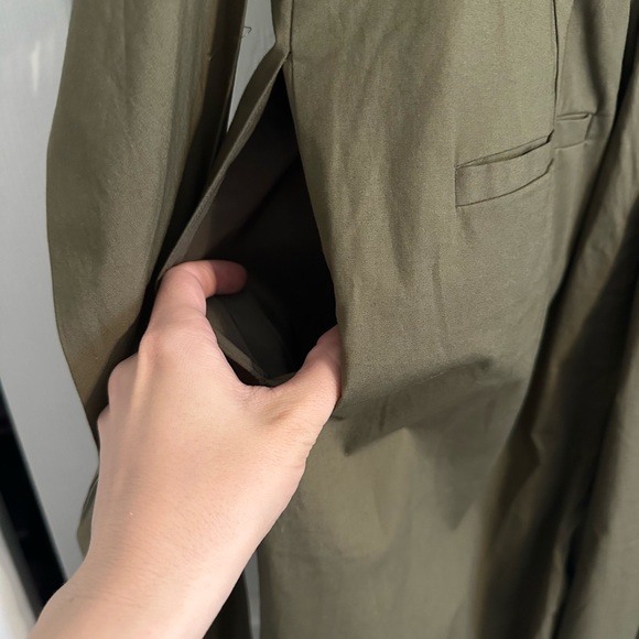 MINT Condition *Rare* J Crew Wrap Jumpsuit, 4, Olive Green - Picture 9 of 11